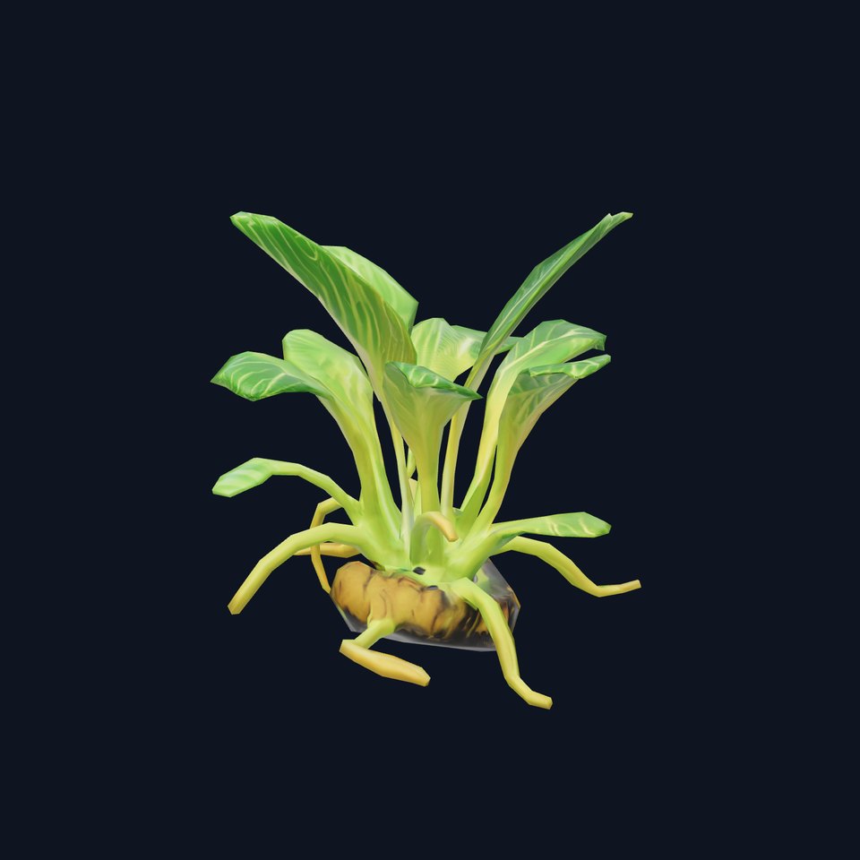 Luminous Green Plant model pack